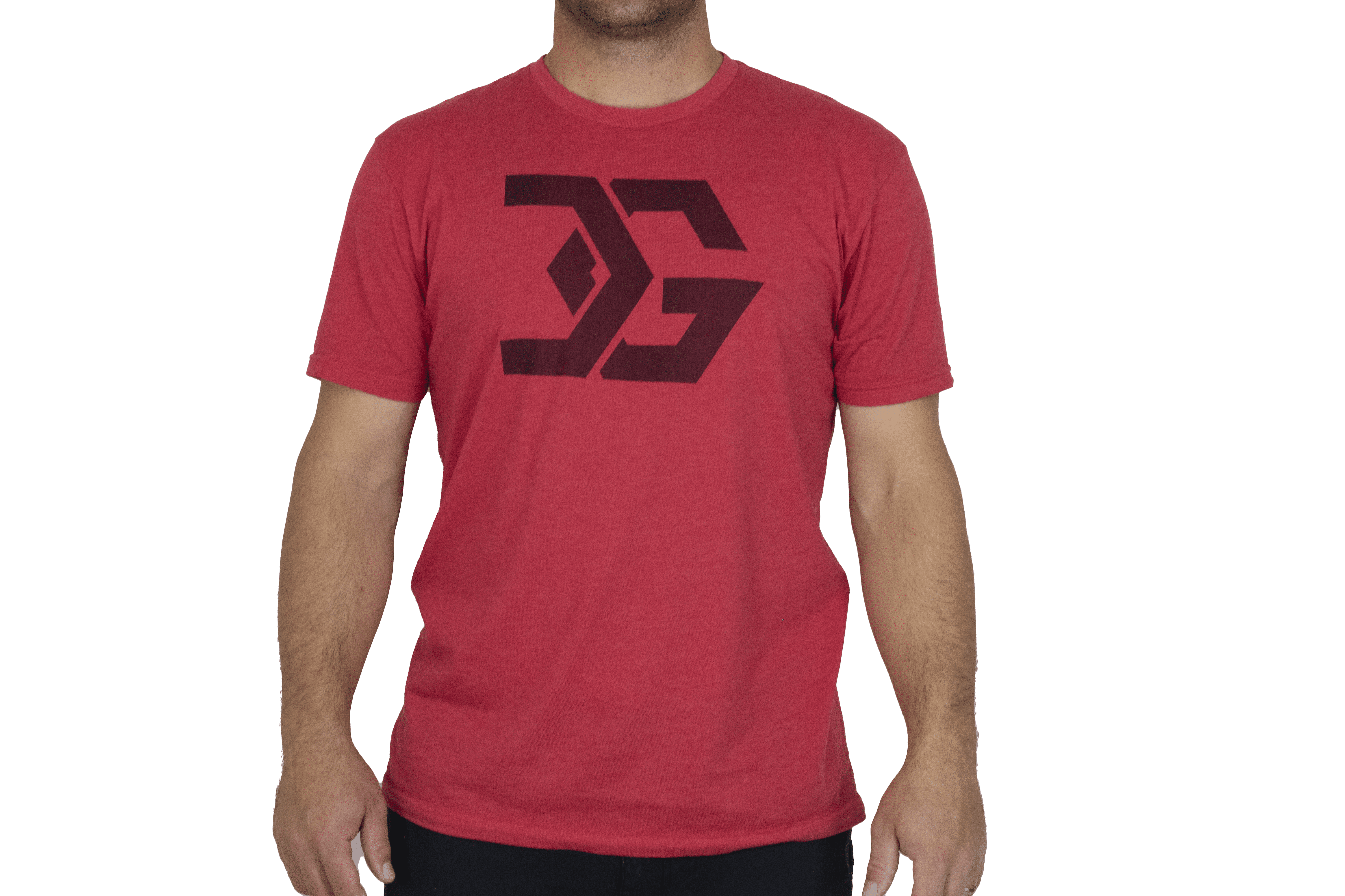 Dgc Logo T Shirt Red Divide Gun Company